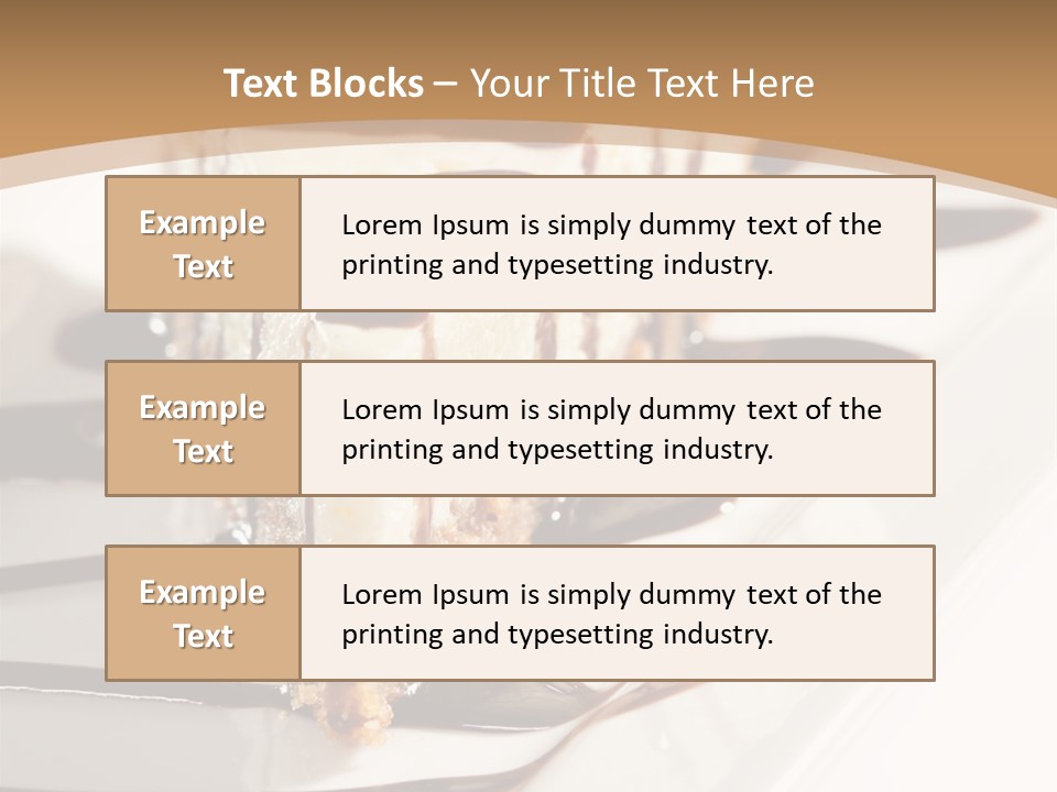 Isolated Sugar Decoration PowerPoint Template