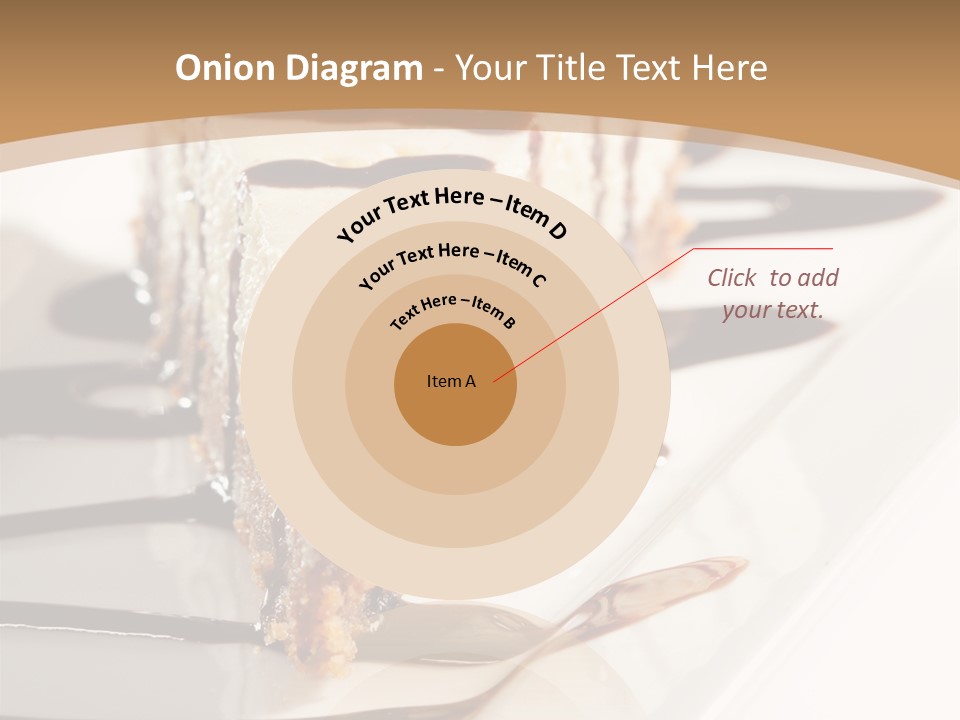 Isolated Sugar Decoration PowerPoint Template