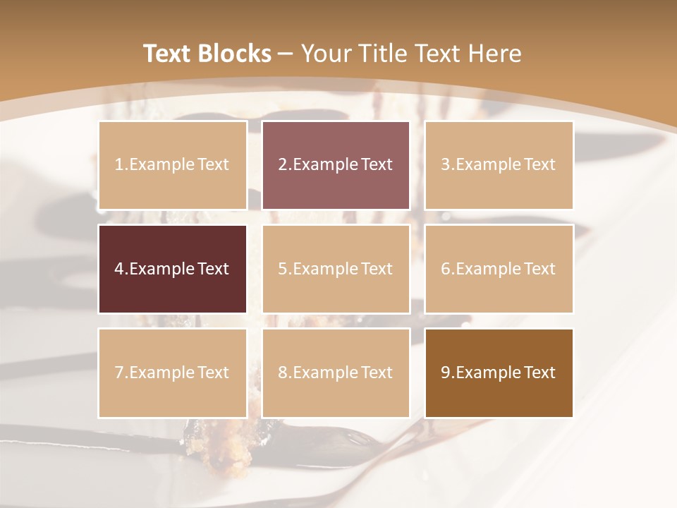 Isolated Sugar Decoration PowerPoint Template