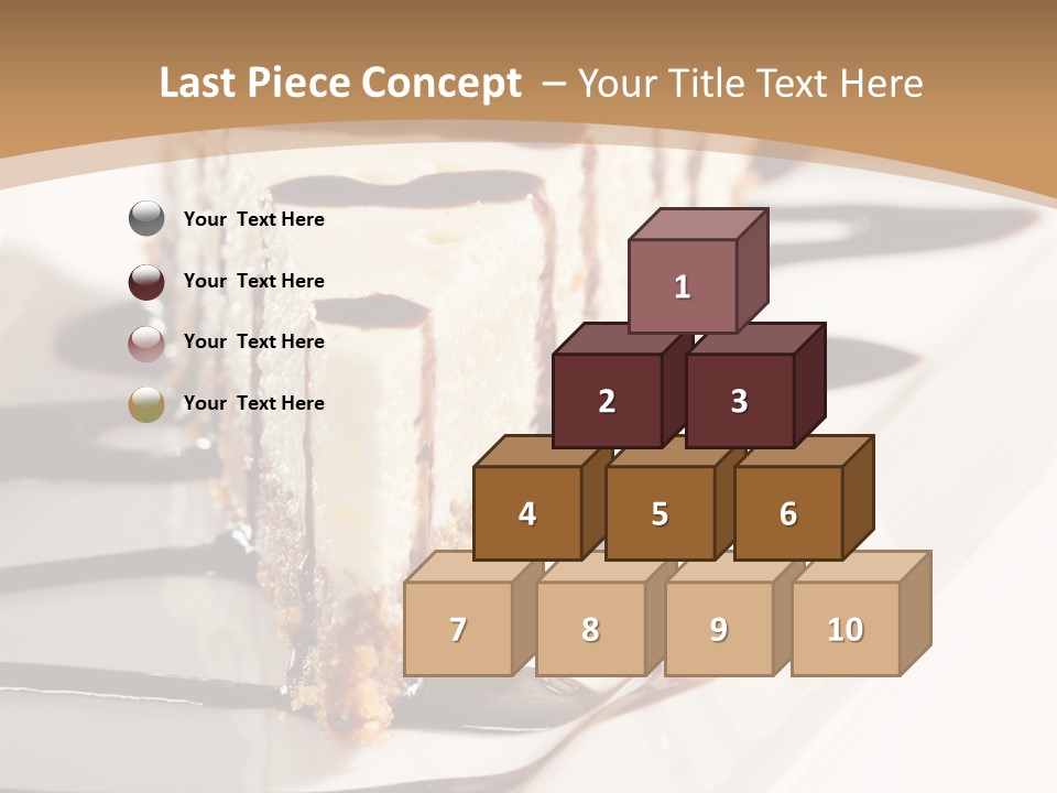 Isolated Sugar Decoration PowerPoint Template