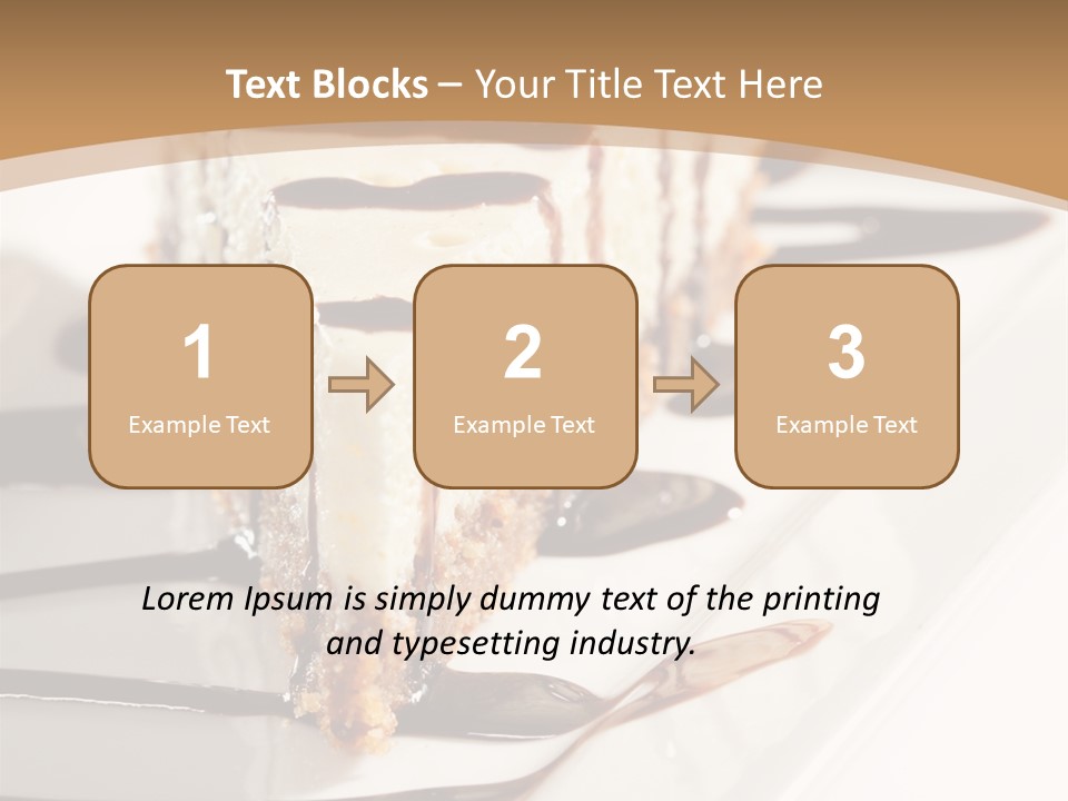 Isolated Sugar Decoration PowerPoint Template