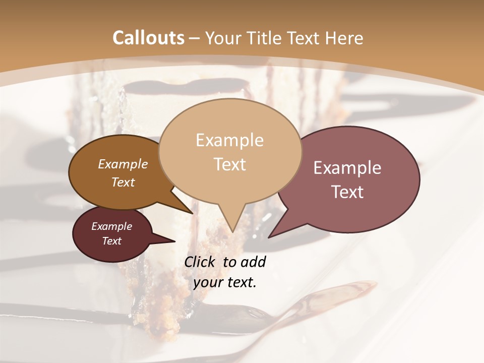 Isolated Sugar Decoration PowerPoint Template