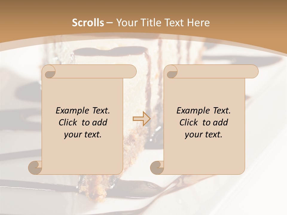 Isolated Sugar Decoration PowerPoint Template