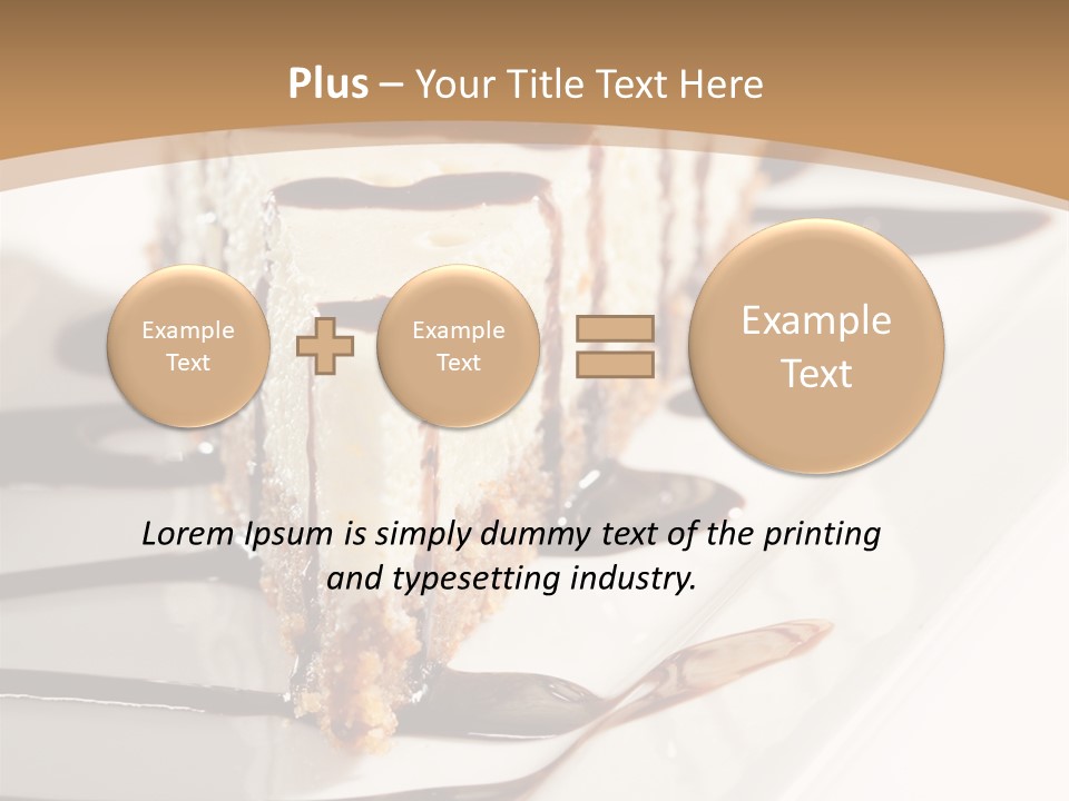 Isolated Sugar Decoration PowerPoint Template