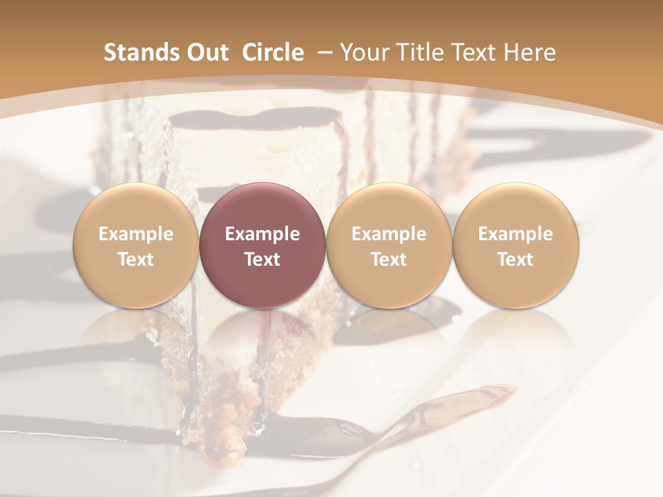 Isolated Sugar Decoration PowerPoint Template