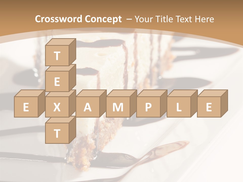 Isolated Sugar Decoration PowerPoint Template