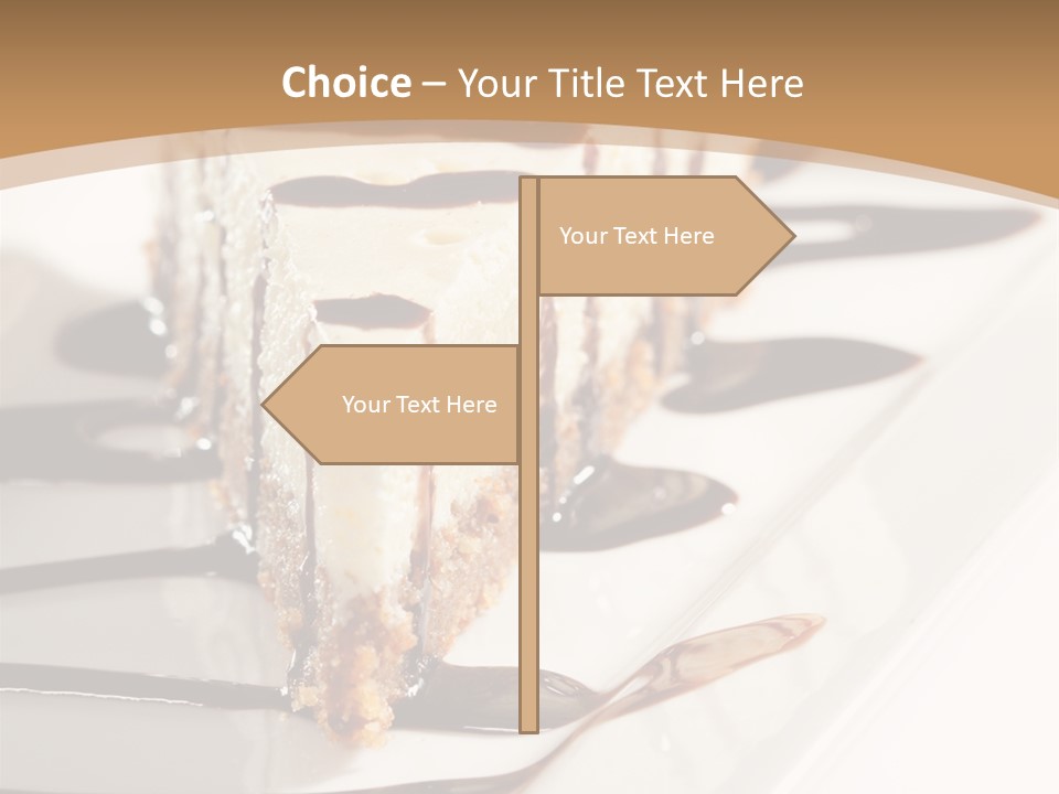 Isolated Sugar Decoration PowerPoint Template