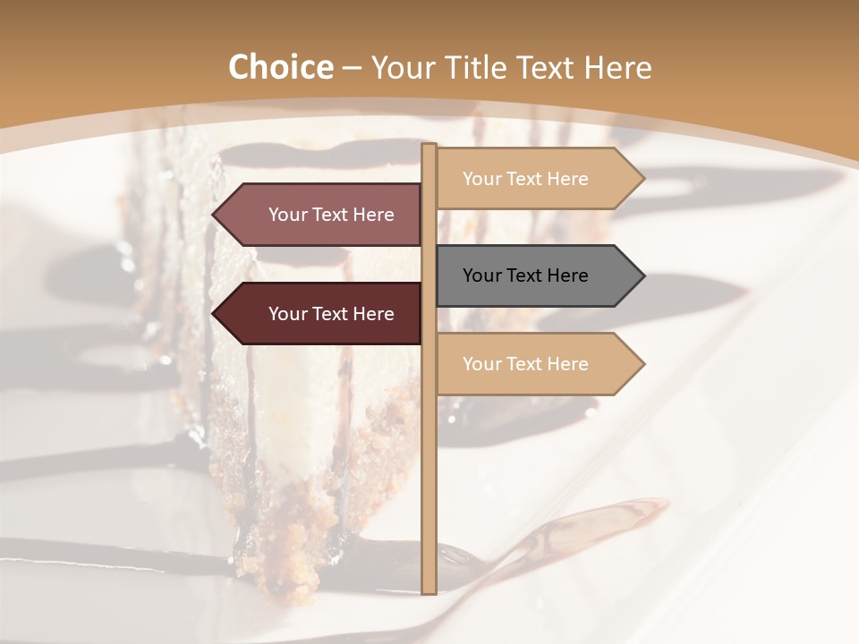 Isolated Sugar Decoration PowerPoint Template