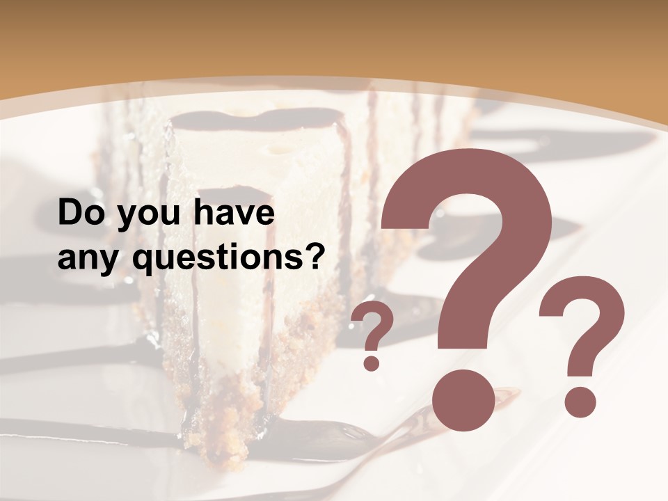 Isolated Sugar Decoration PowerPoint Template