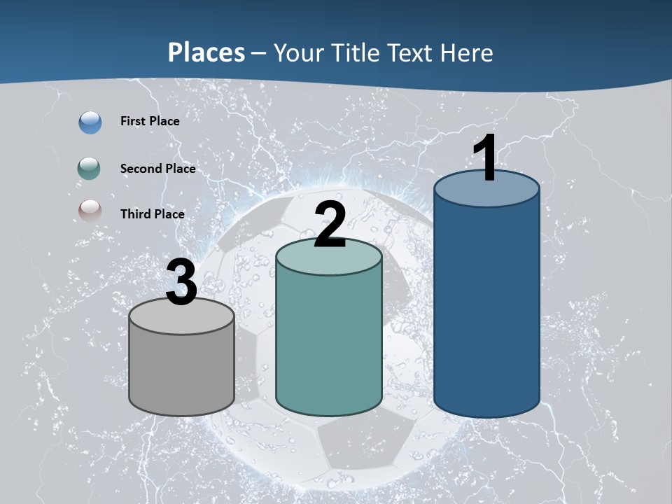 Thunder Sports Isolated PowerPoint Template