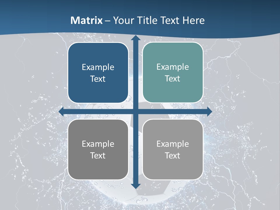 Thunder Sports Isolated PowerPoint Template