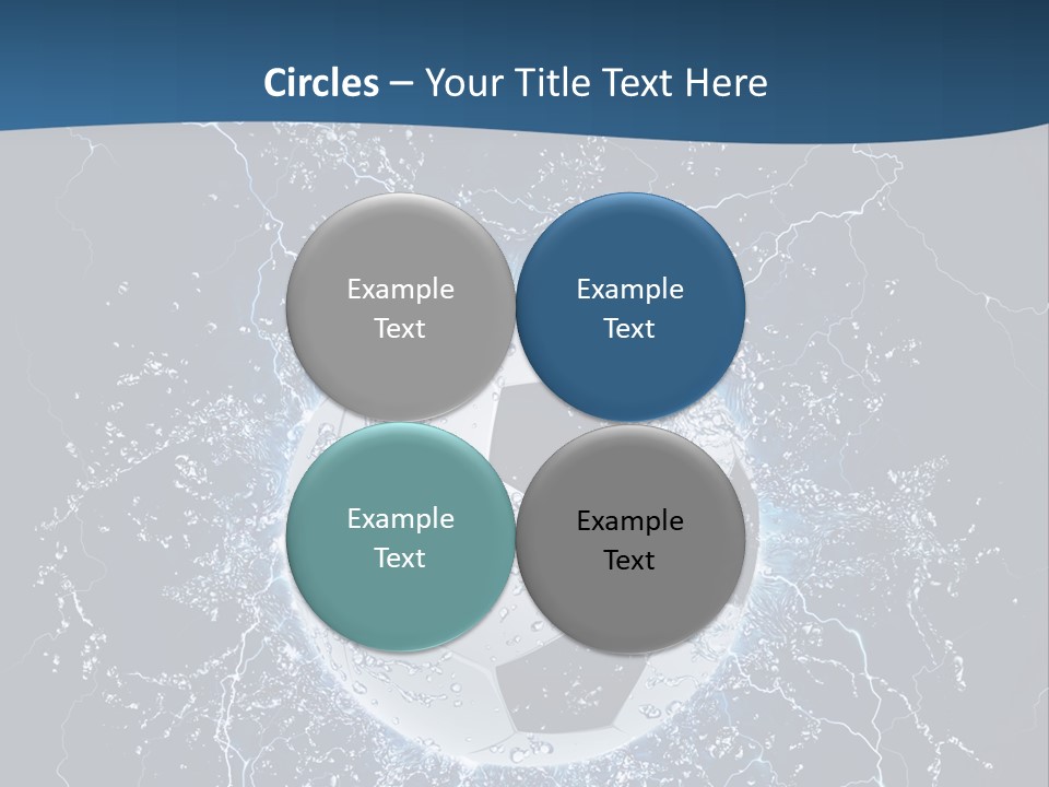 Thunder Sports Isolated PowerPoint Template