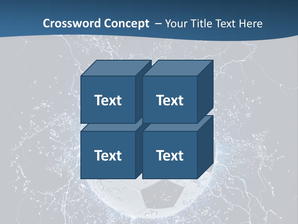 Thunder Sports Isolated PowerPoint Template