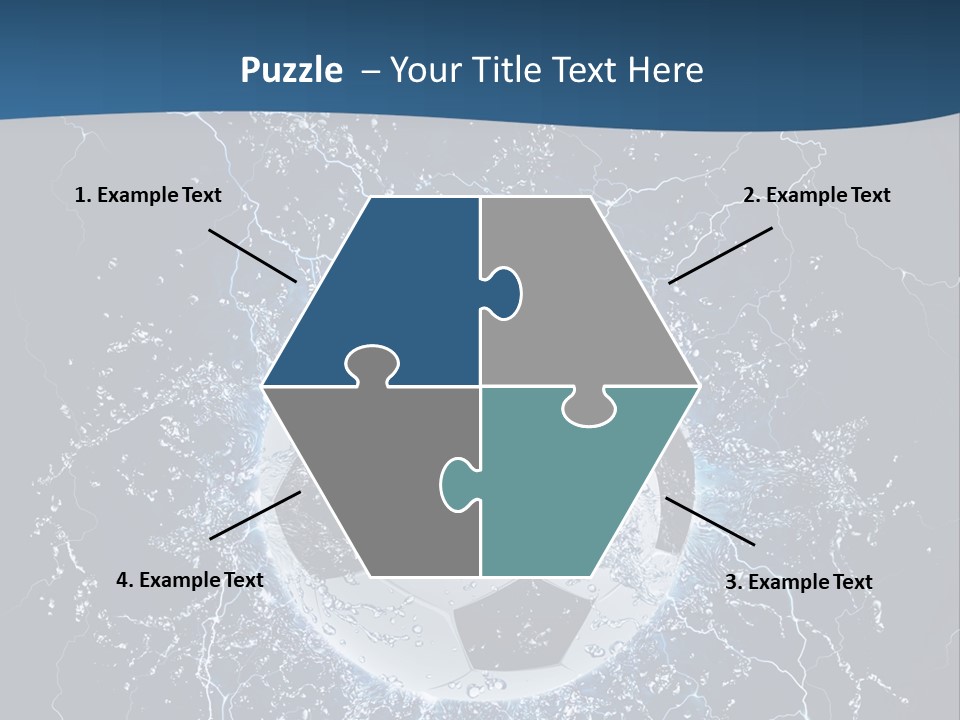 Thunder Sports Isolated PowerPoint Template