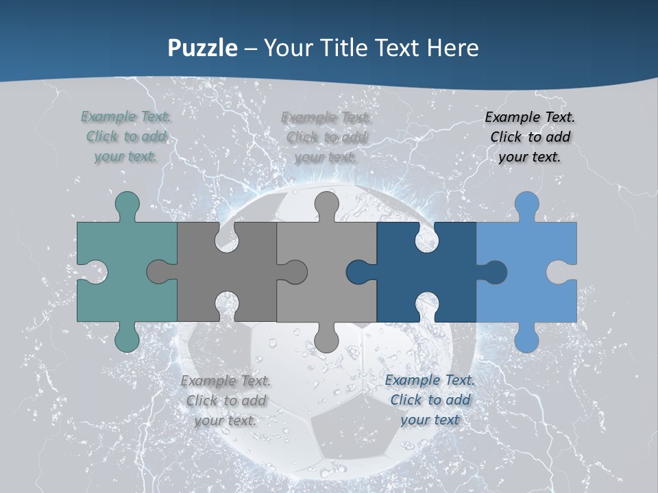 Thunder Sports Isolated PowerPoint Template