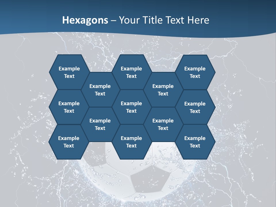 Thunder Sports Isolated PowerPoint Template