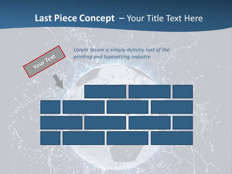 Thunder Sports Isolated PowerPoint Template