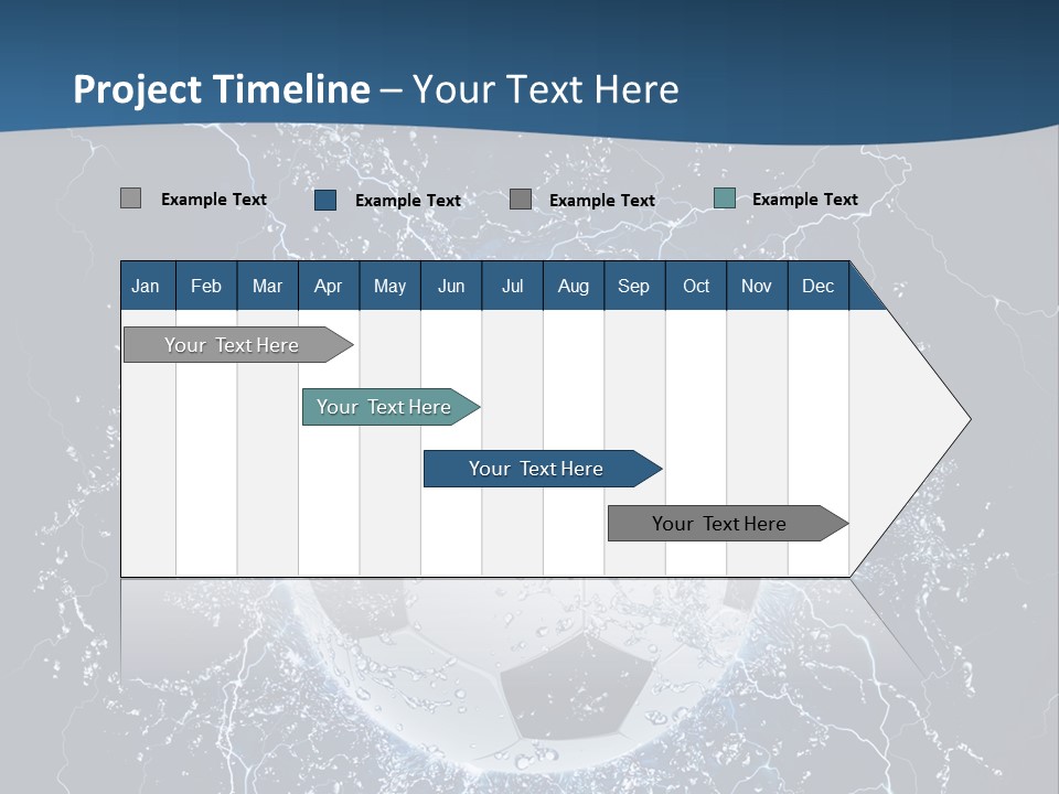 Thunder Sports Isolated PowerPoint Template