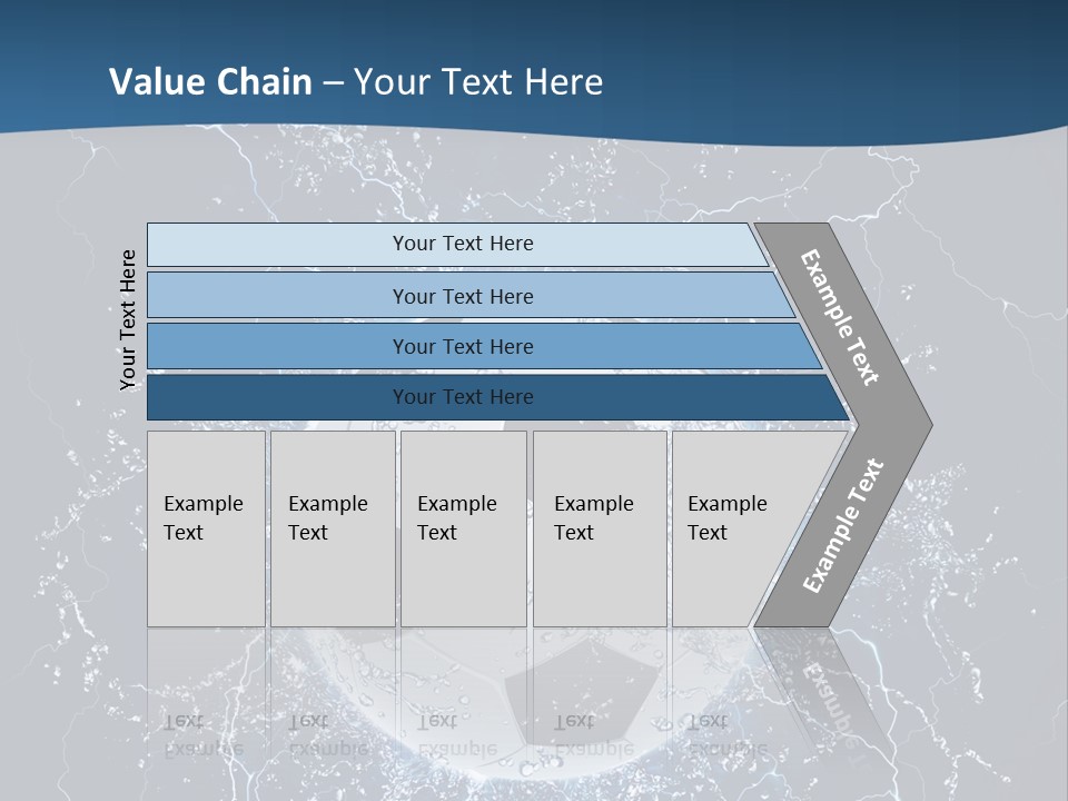 Thunder Sports Isolated PowerPoint Template