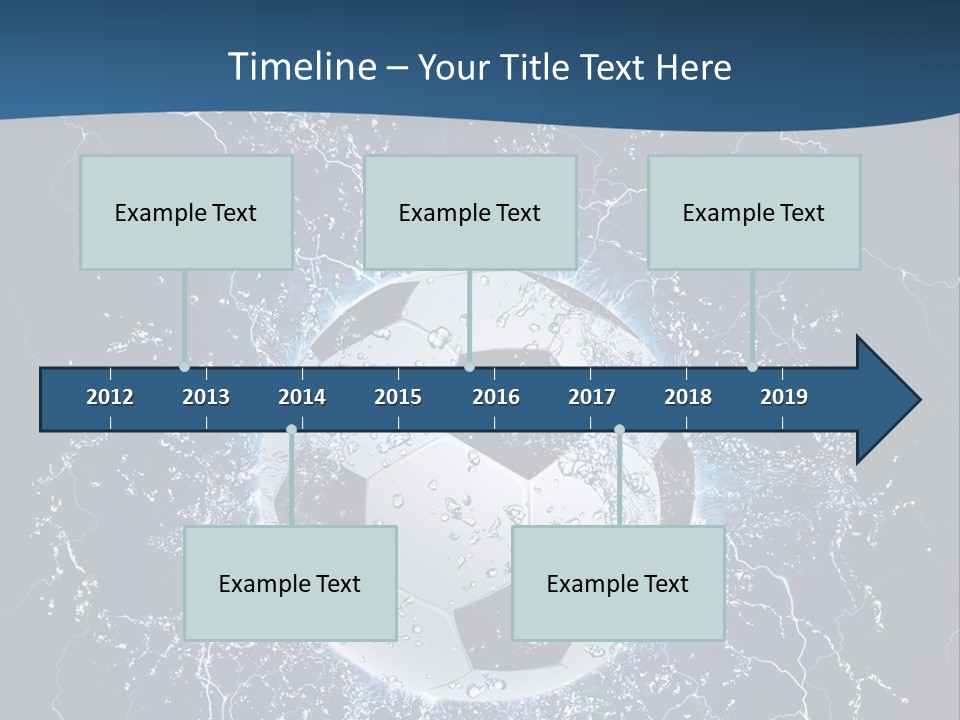 Thunder Sports Isolated PowerPoint Template