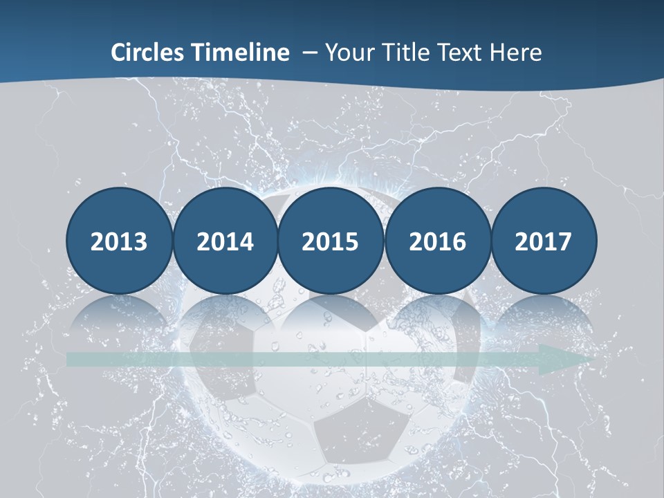 Thunder Sports Isolated PowerPoint Template