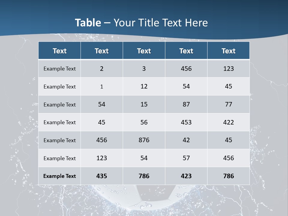 Thunder Sports Isolated PowerPoint Template