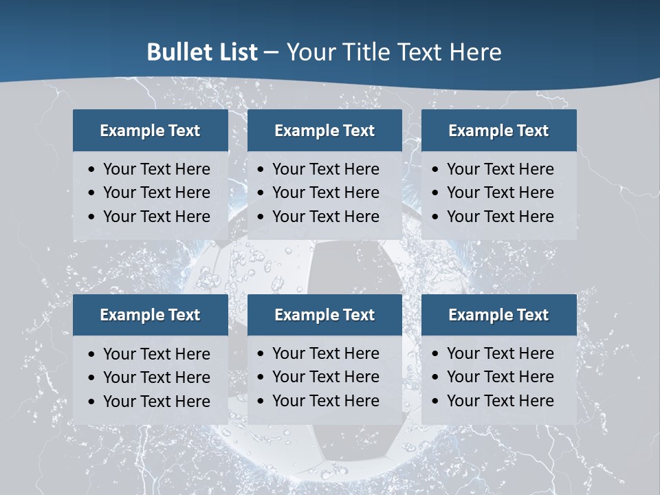 Thunder Sports Isolated PowerPoint Template