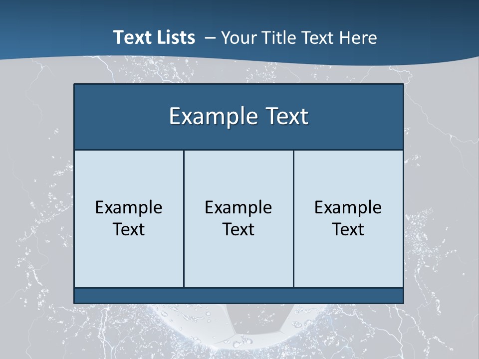 Thunder Sports Isolated PowerPoint Template
