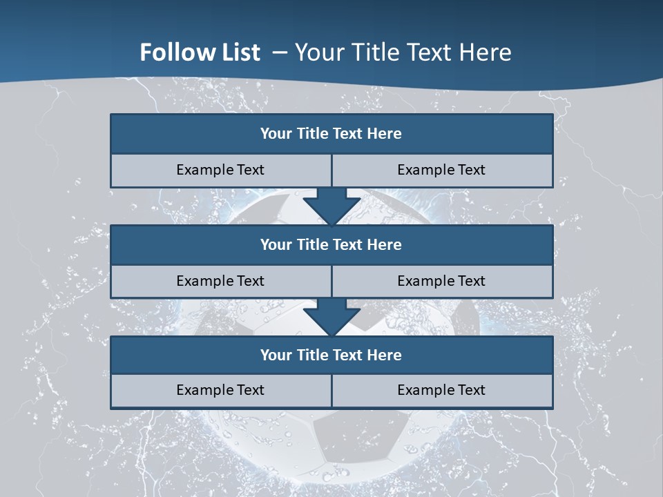 Thunder Sports Isolated PowerPoint Template