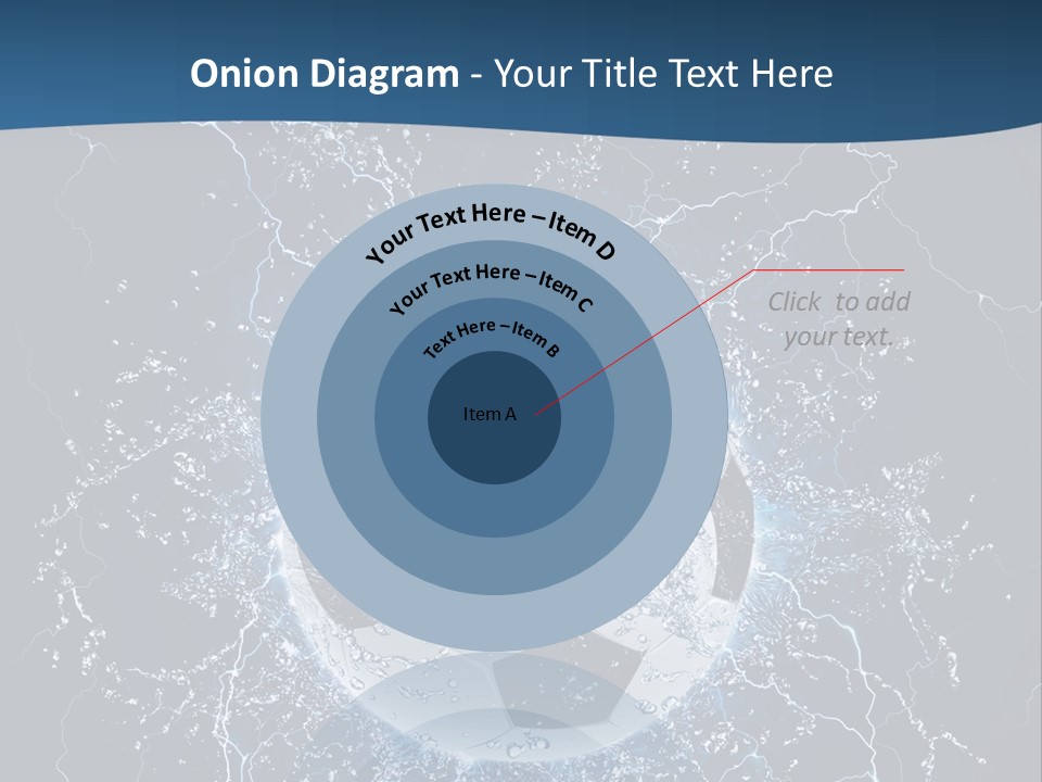 Thunder Sports Isolated PowerPoint Template
