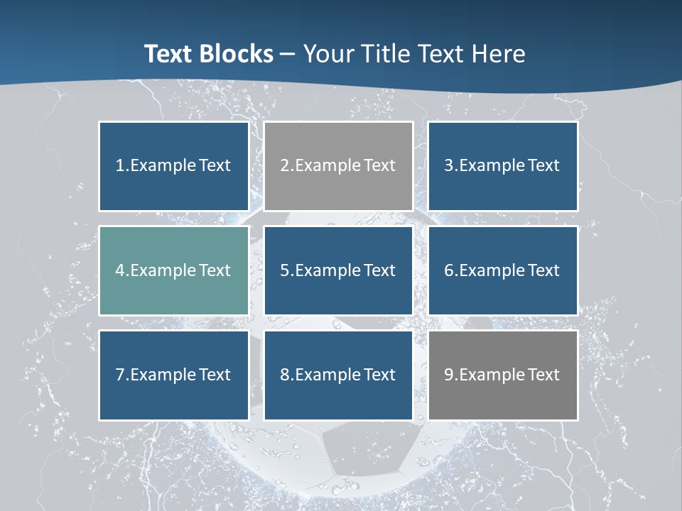 Thunder Sports Isolated PowerPoint Template