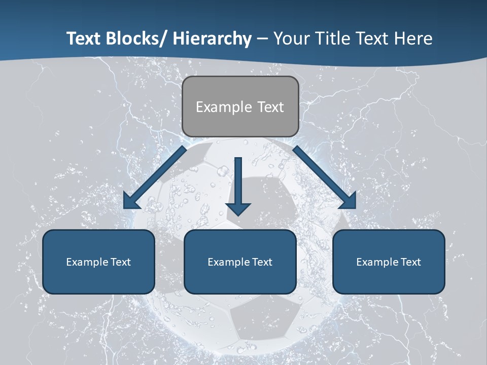 Thunder Sports Isolated PowerPoint Template