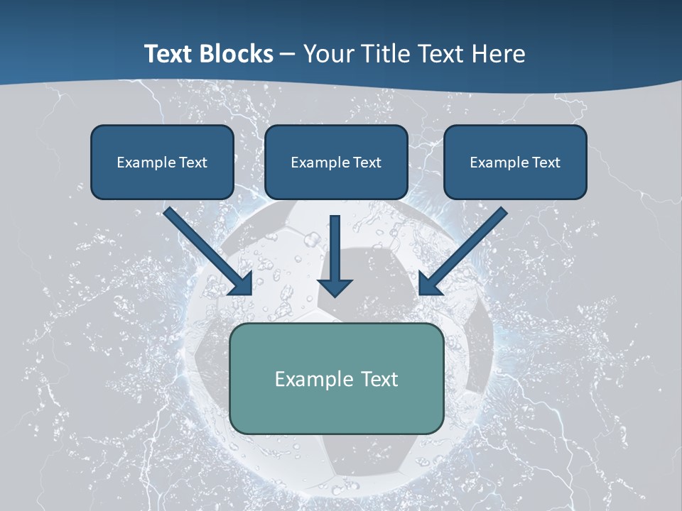 Thunder Sports Isolated PowerPoint Template
