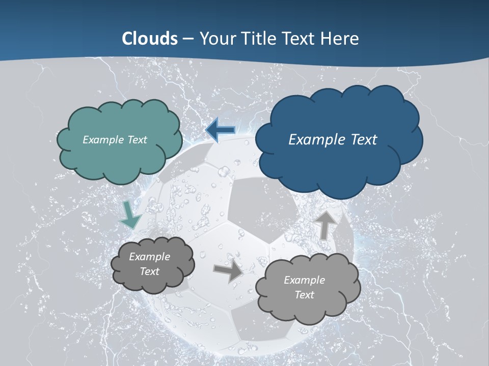 Thunder Sports Isolated PowerPoint Template