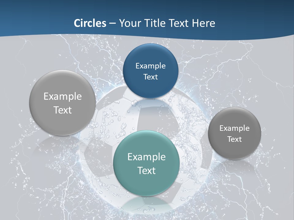 Thunder Sports Isolated PowerPoint Template