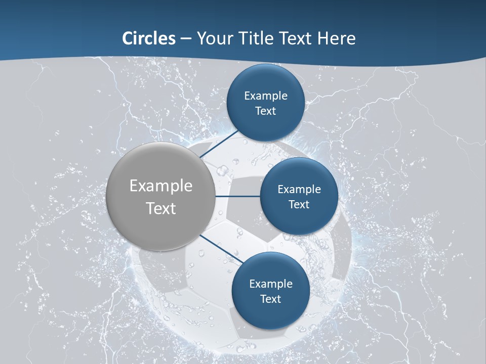 Thunder Sports Isolated PowerPoint Template