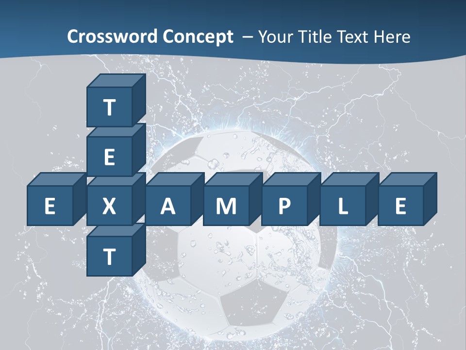 Thunder Sports Isolated PowerPoint Template