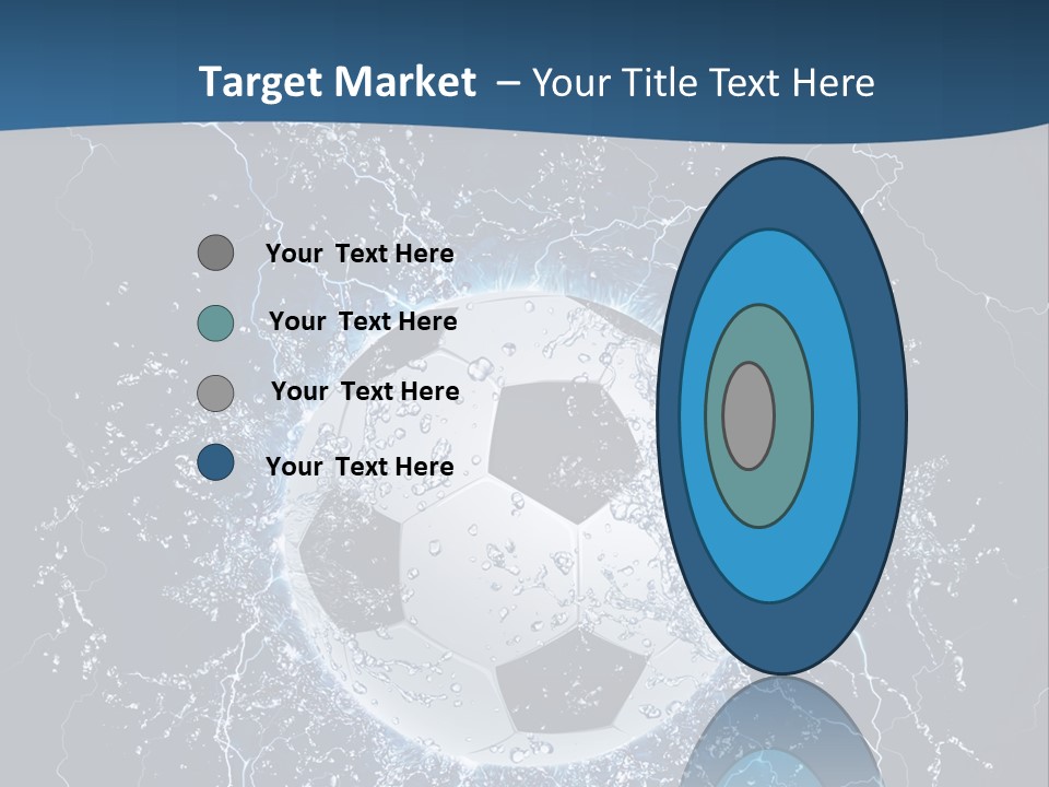 Thunder Sports Isolated PowerPoint Template