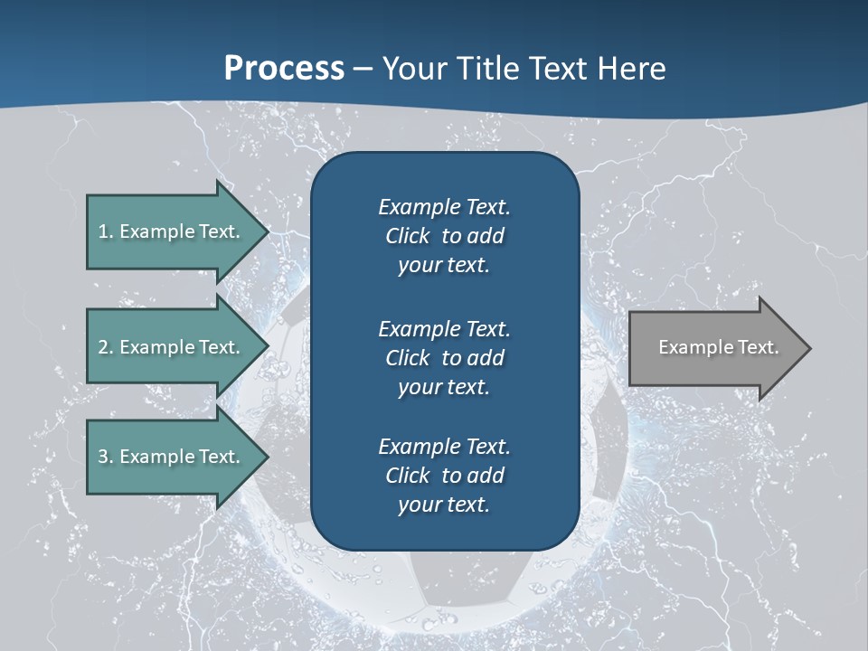 Thunder Sports Isolated PowerPoint Template
