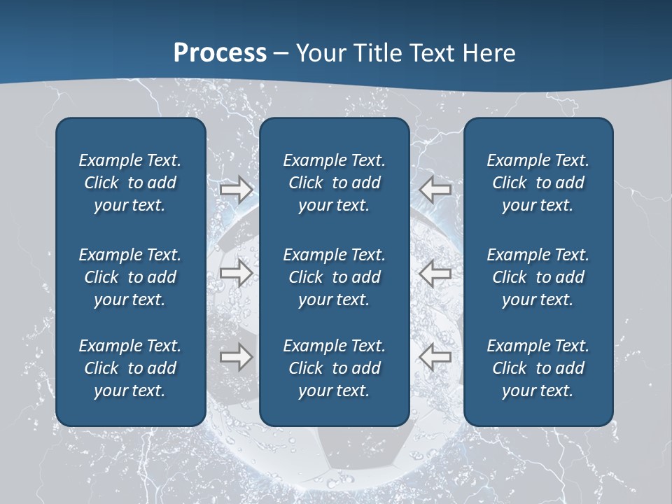 Thunder Sports Isolated PowerPoint Template