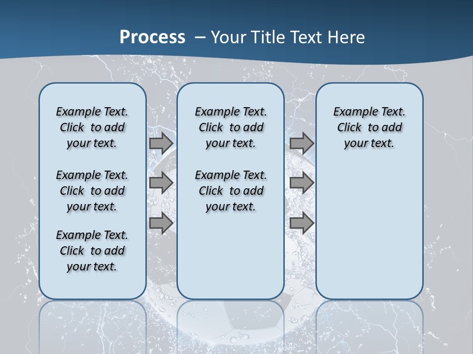 Thunder Sports Isolated PowerPoint Template