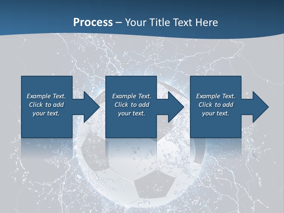 Thunder Sports Isolated PowerPoint Template