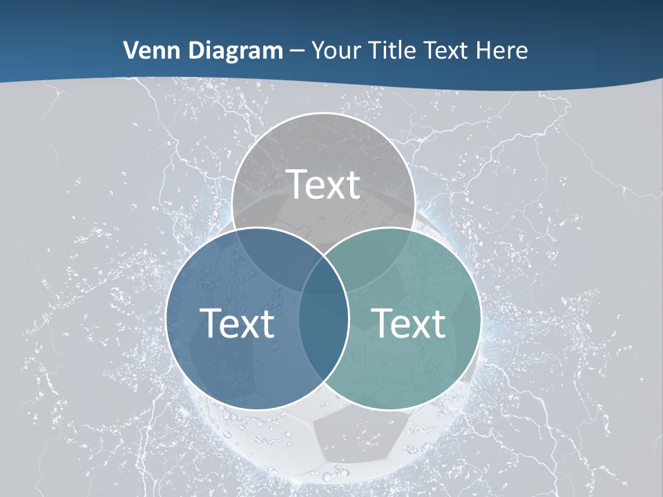 Thunder Sports Isolated PowerPoint Template