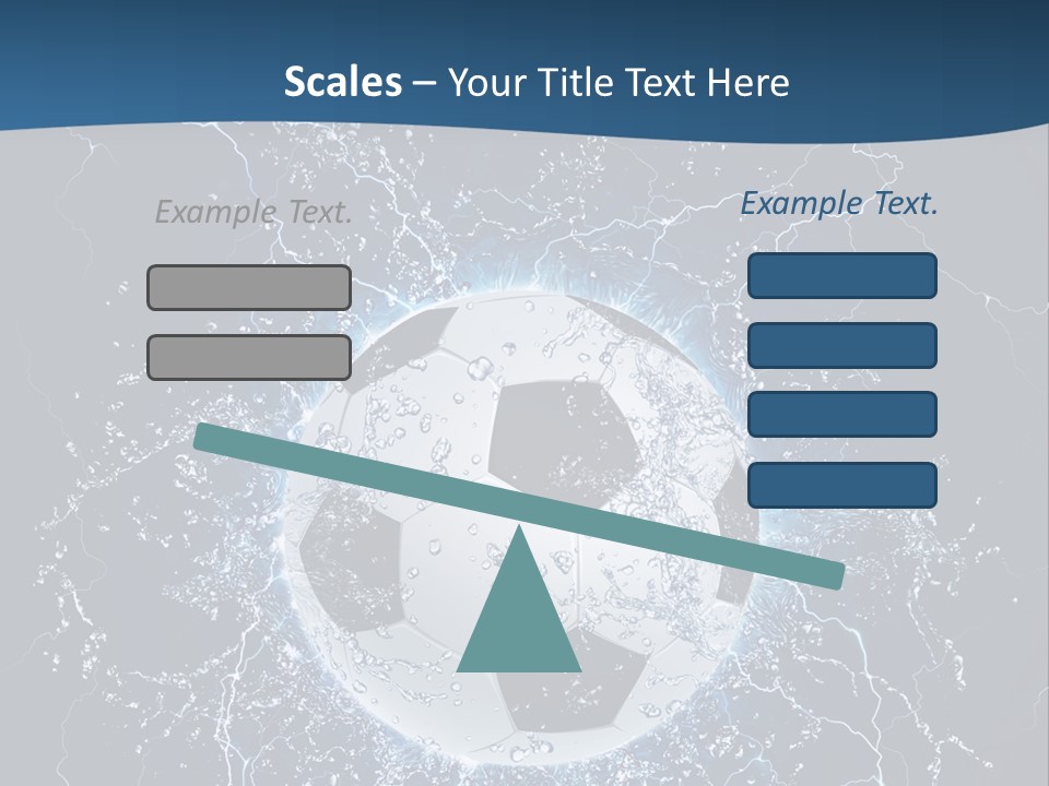 Thunder Sports Isolated PowerPoint Template