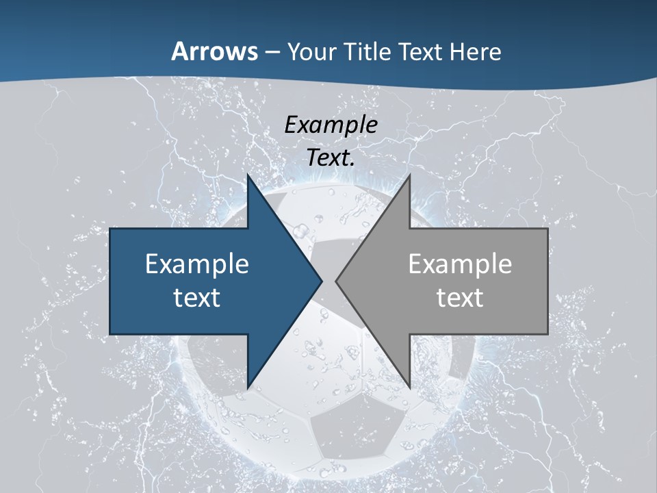 Thunder Sports Isolated PowerPoint Template