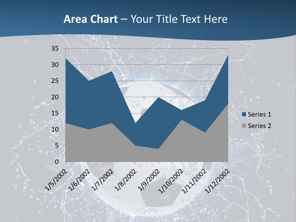Thunder Sports Isolated PowerPoint Template