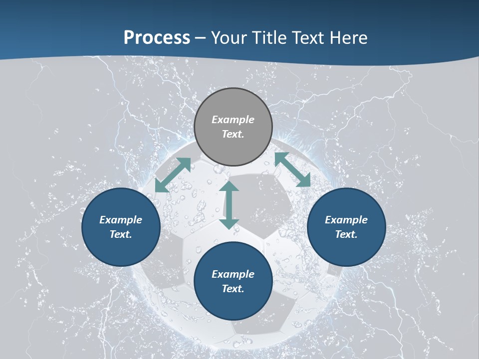 Thunder Sports Isolated PowerPoint Template