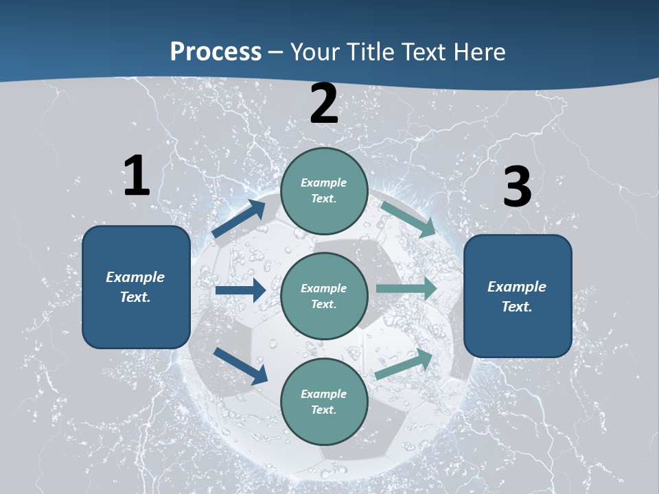 Thunder Sports Isolated PowerPoint Template