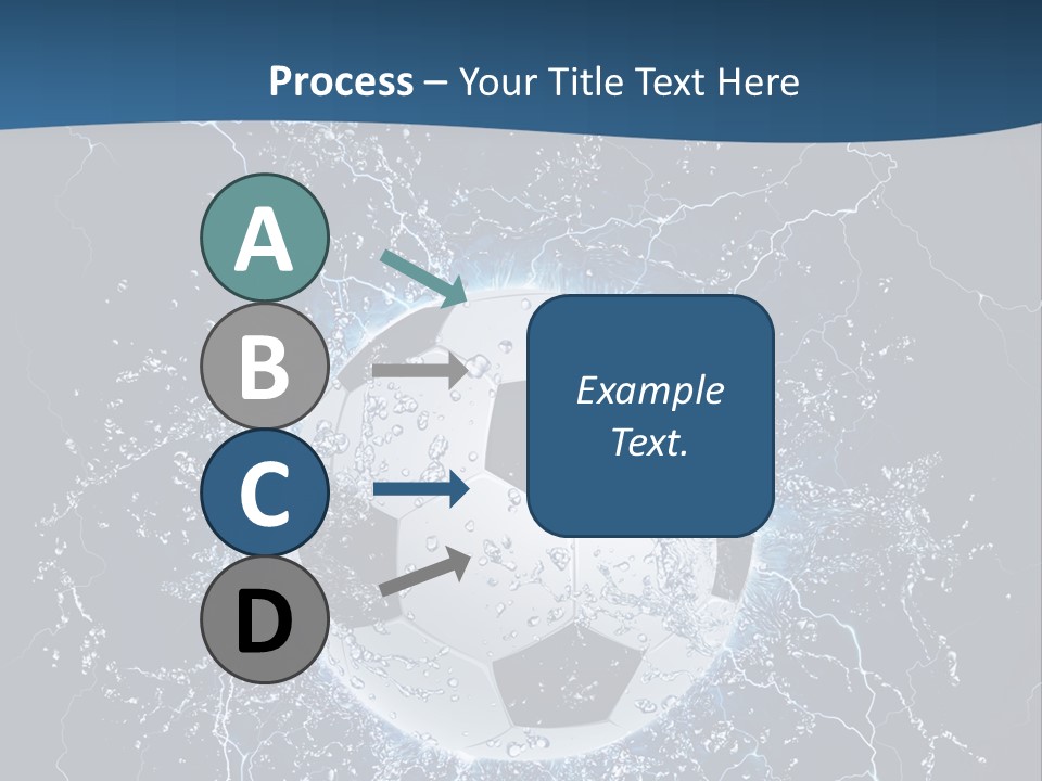 Thunder Sports Isolated PowerPoint Template