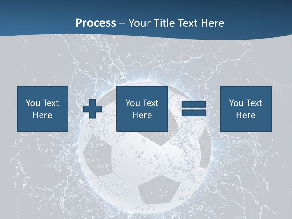 Thunder Sports Isolated PowerPoint Template